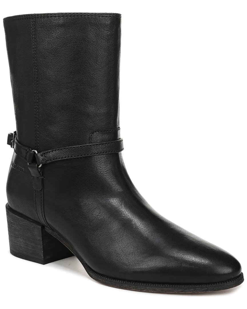 Franco Sarto L-kian Leather Bootie In Black
