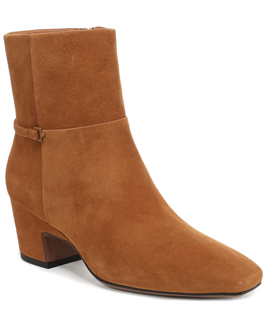 Franco Sarto L-saydie Leather Bootie In Brown