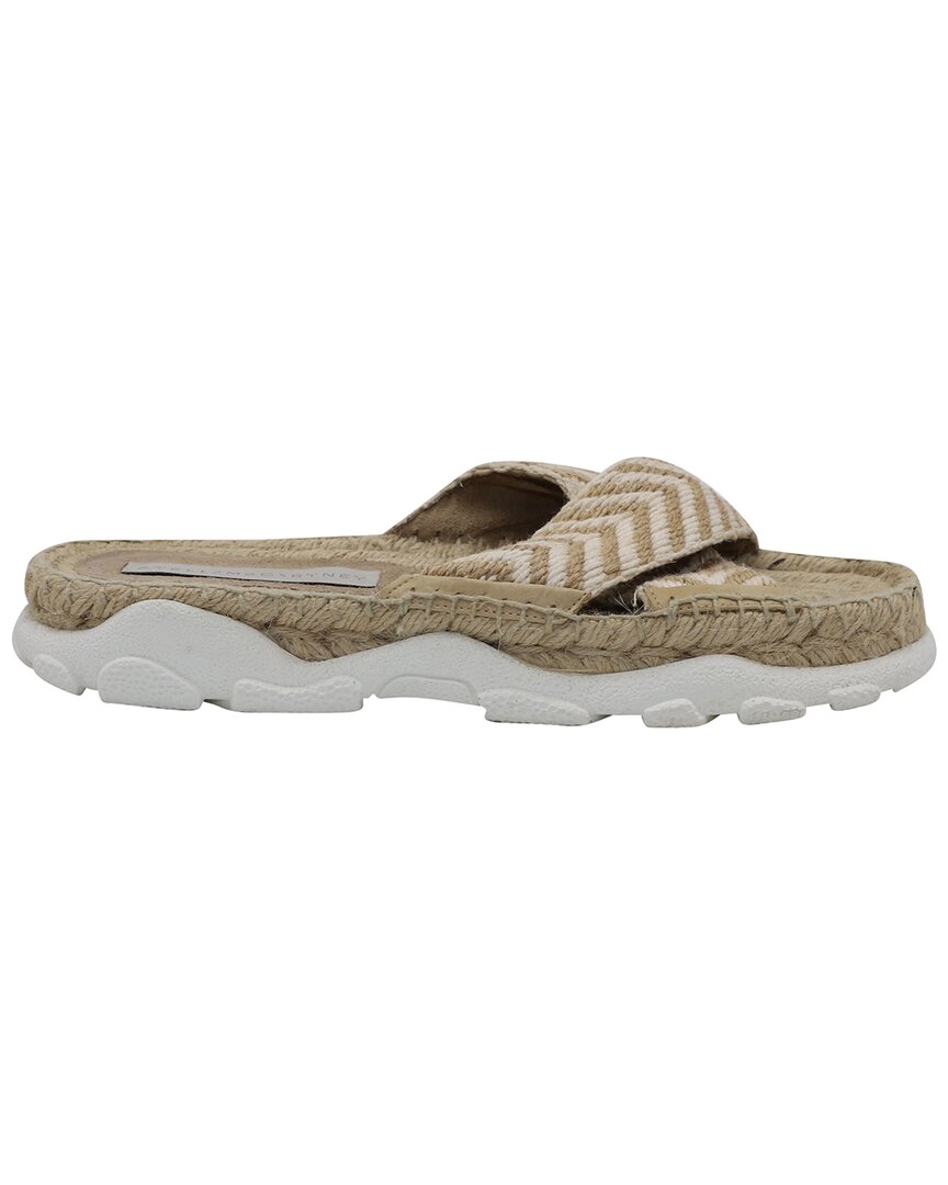 Stella Mccartney Women's Jute Woven-rope Espadrille Slide (authentic Pre-  Loved) In Green