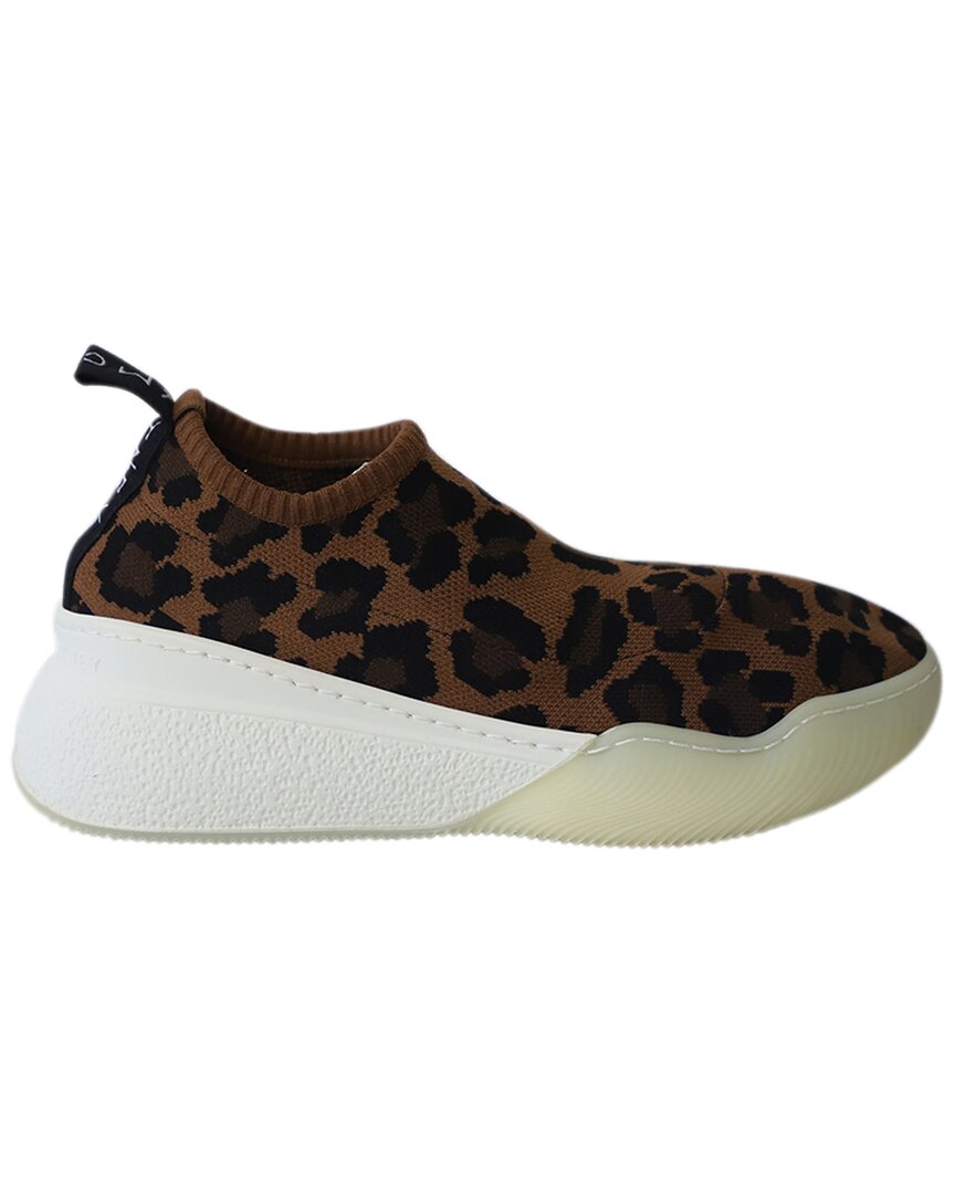 Stella Mccartney Women's Nylon Slip-on Sneaker (authentic Pre-loved) In Animal Print