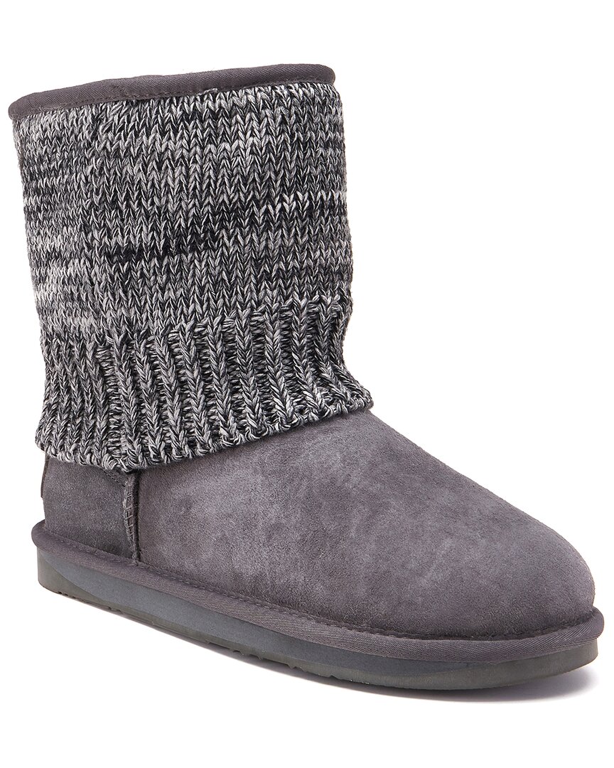 Australia Luxe Collective Fame Suede Boot In Grey