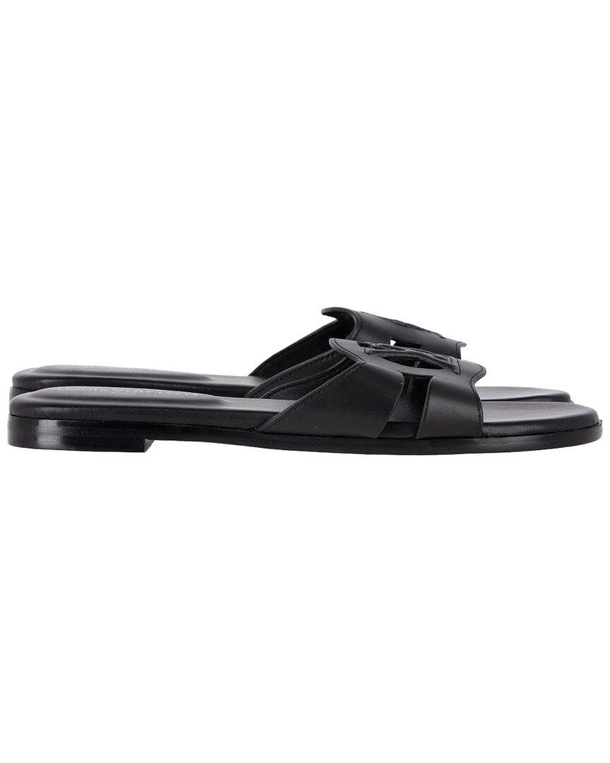 Pre-owned Louis Vuitton Women's Leather Lv Isola Slide Flat Sandal (authentic Pre-loved)