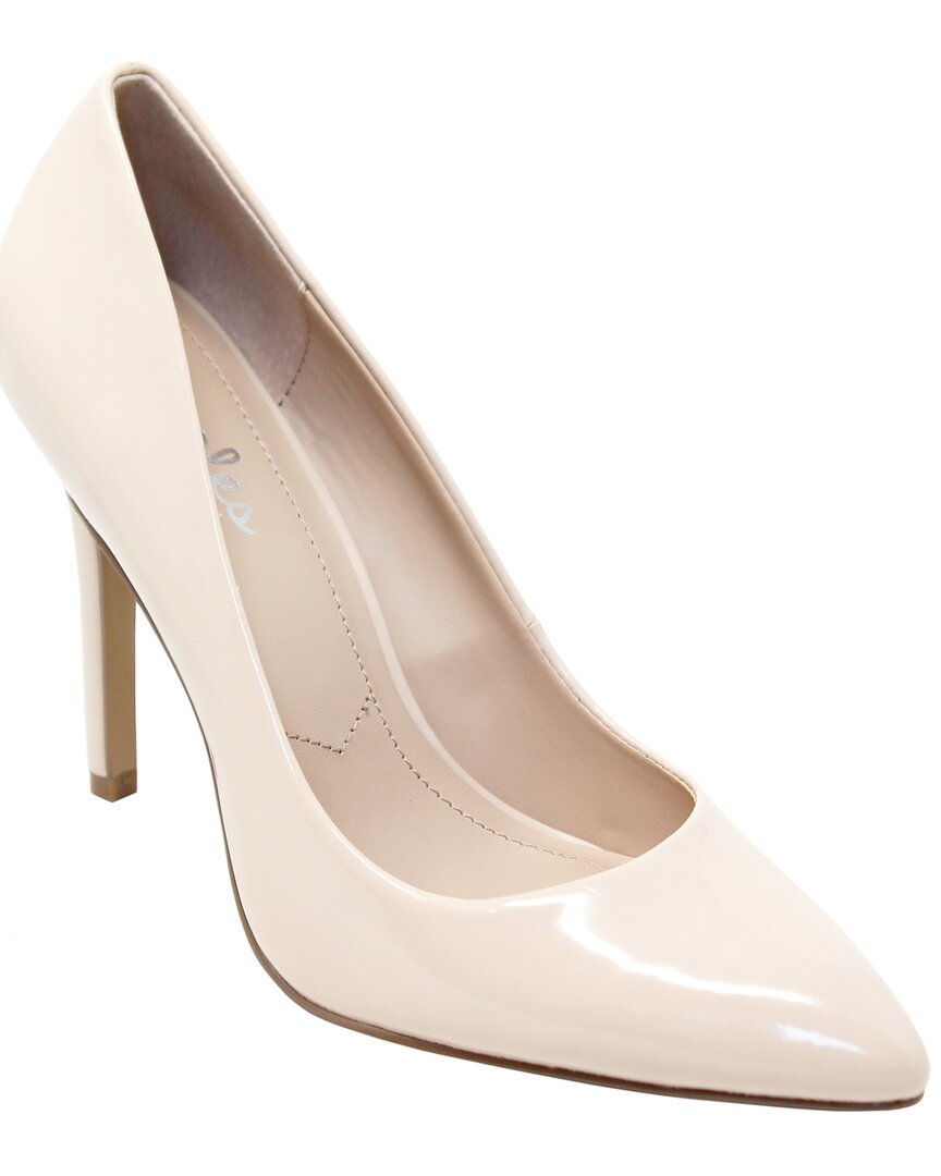 Charles By Charles David Pointed Toe Pump In Nude Patent