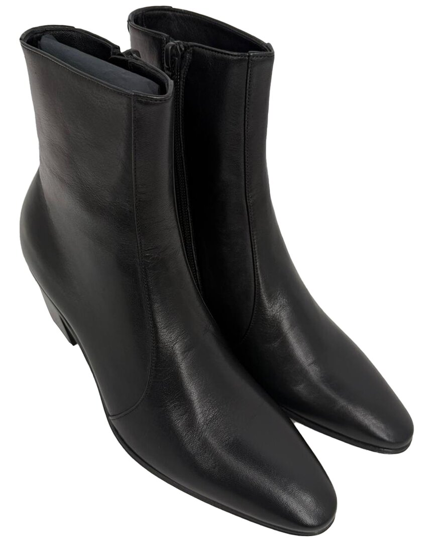 Saint Laurent Women's Lambskin Leather Vassili Ankle Boot (authentic Pre-  Loved)