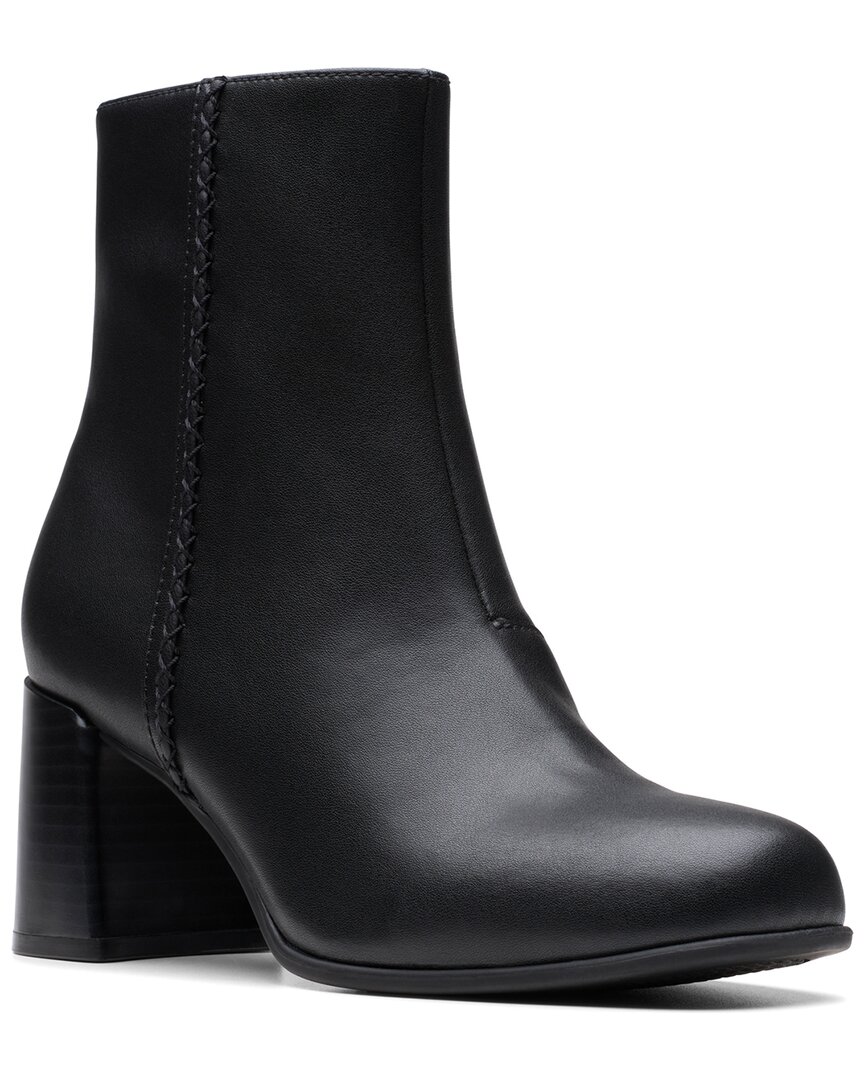 Clarks Keirsta Faye Leather Bootie In Black