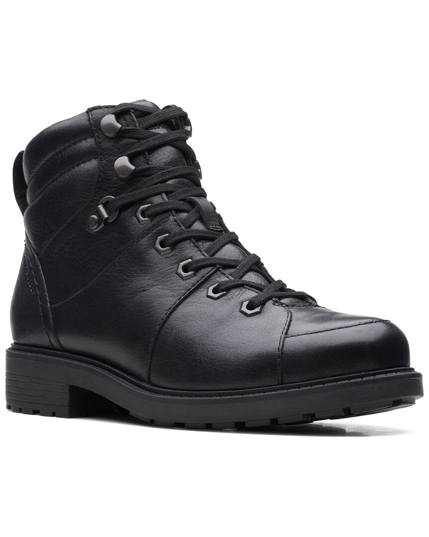 Clarks Orinoco2hikewp Leather Boot In Black