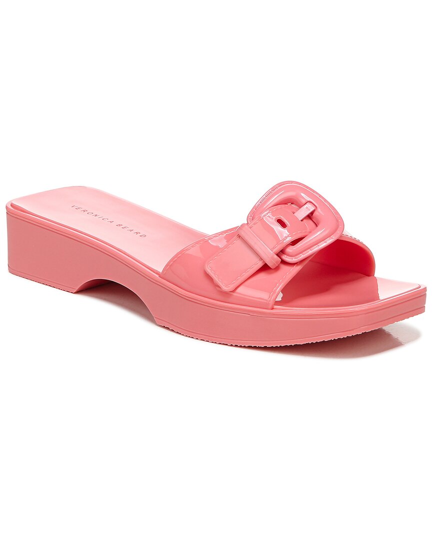 Veronica Beard Davina Jelly Buckle Resort Sandals In Nocolor