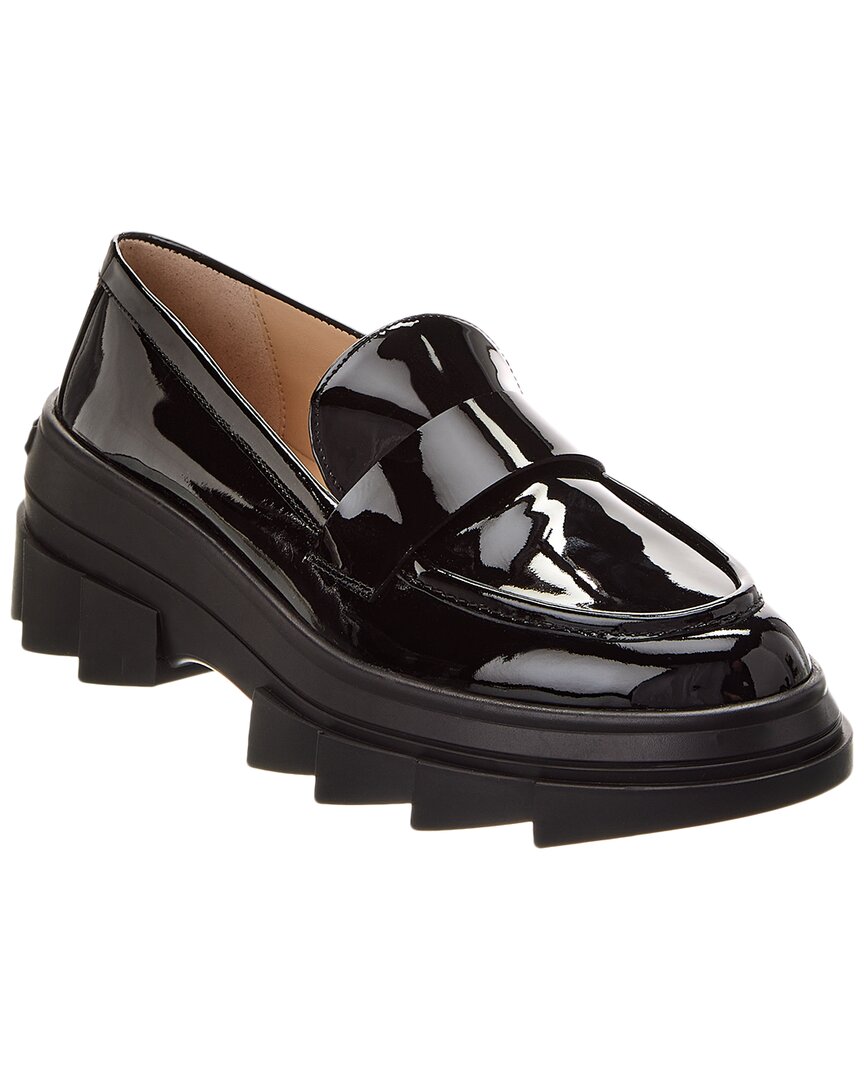 Stuart Weitzman Noho Patent Loafer In Black