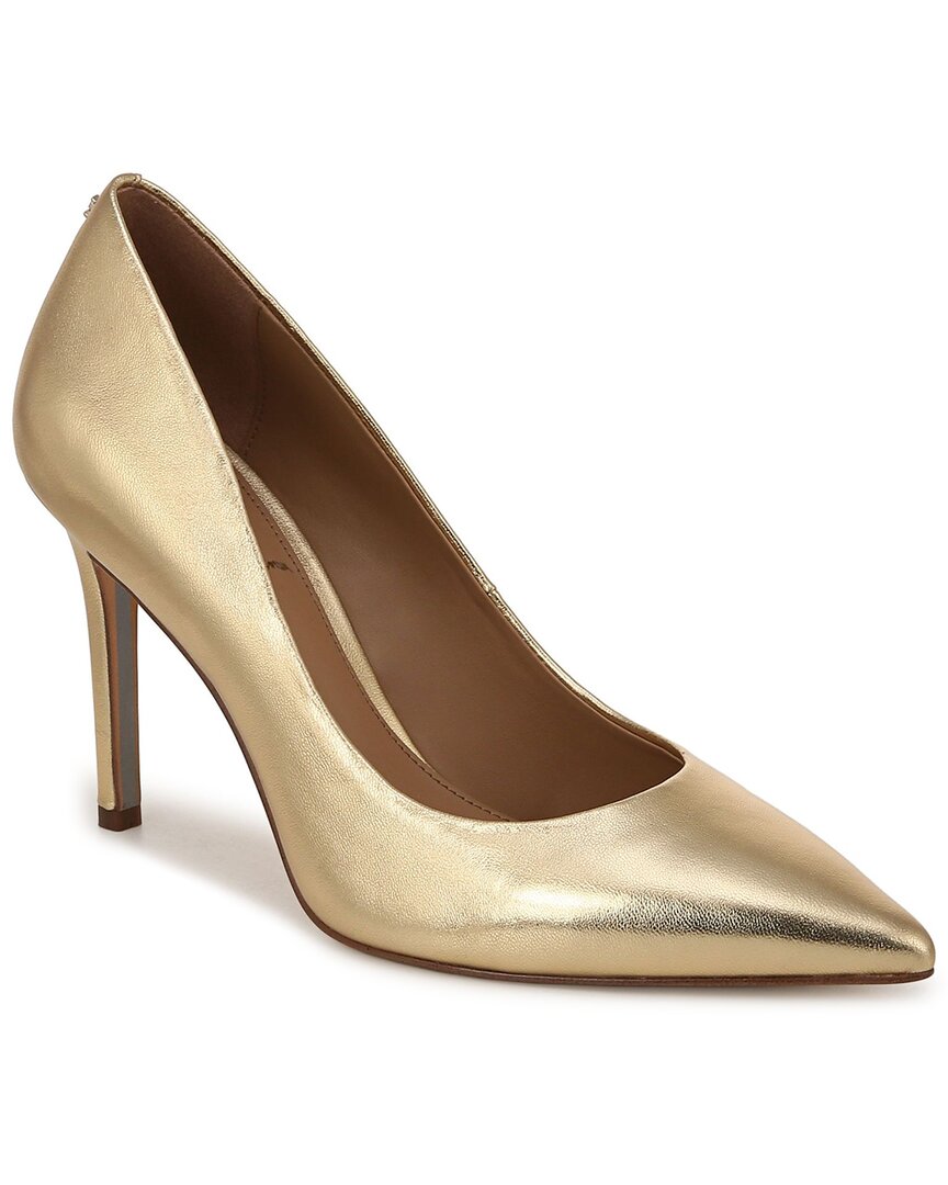 Sam Edelman Hazel Leather Pump In Animal Print