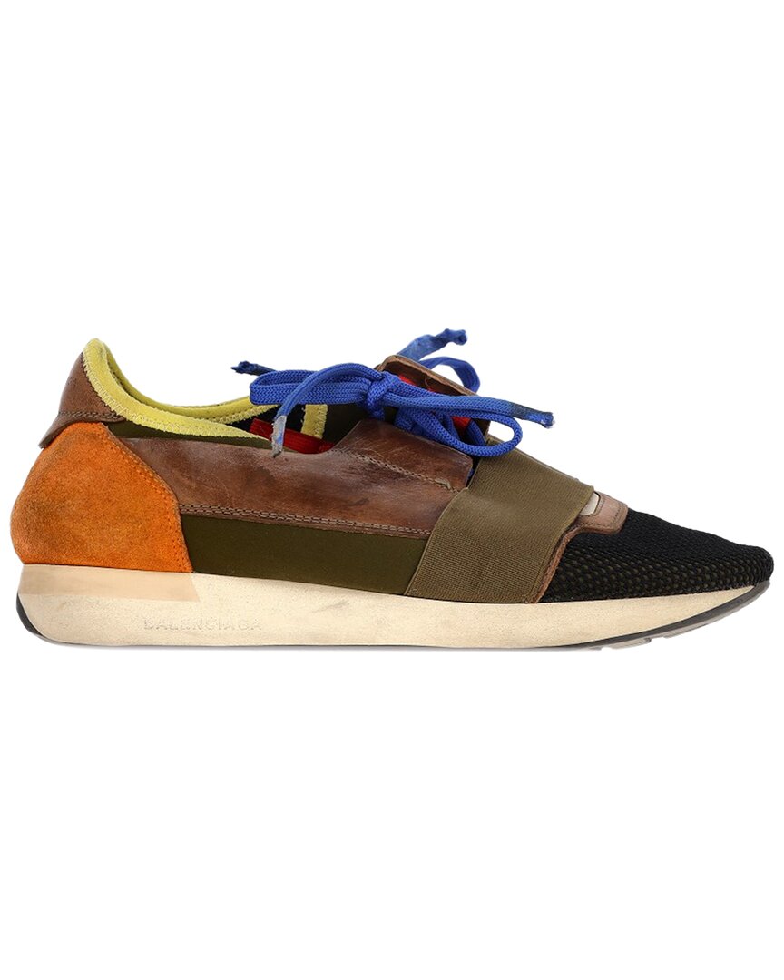 Balenciaga Women's Polyester Race Runner Trainer Shoe (authentic Pre-loved) In Multi