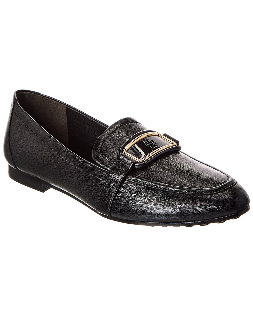 Tory Burch Georgia Leather Loafer In Black