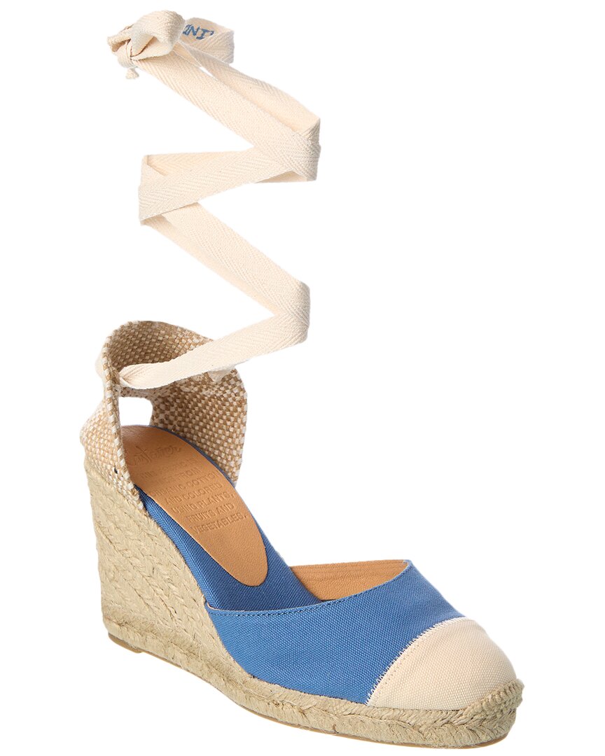 CASTAÃ±ER CARINA CANVAS WEDGE SANDAL