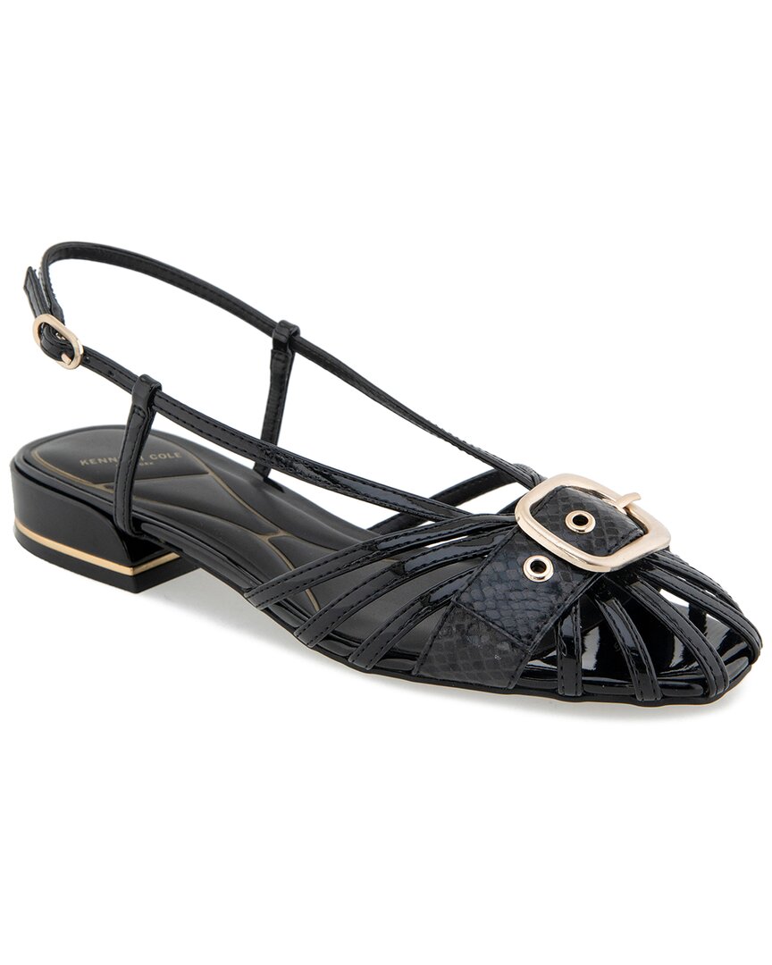 Kenneth Cole New York Farrah Patent Sandal In Black