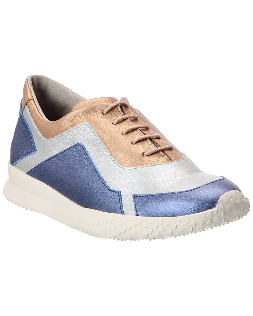 Arche Andrya Leather Sneaker In Blue