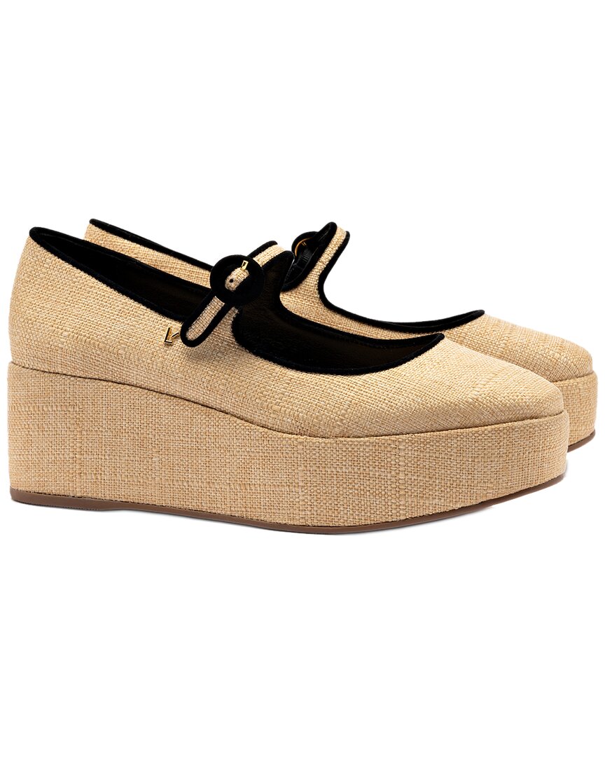 Larroude Blair Flatform In Neutral