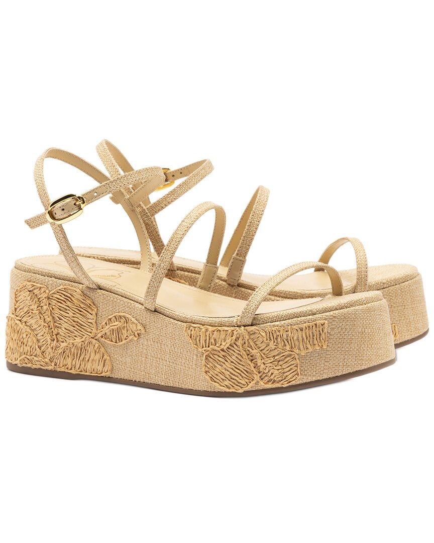 Larroude Women's Gio Platform Sandals In Neutral