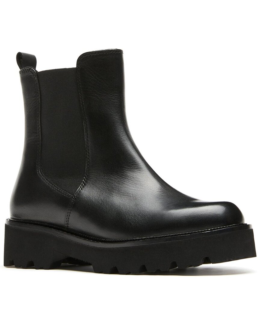 La Canadienne Amusing City Dry™ Waterproof Leather Bootie In Black