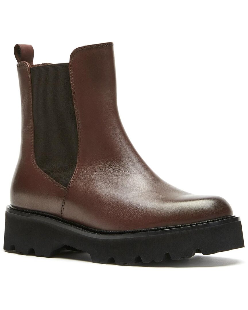La Canadienne Amusing City Dry™ Waterproof Leather Bootie In Brown