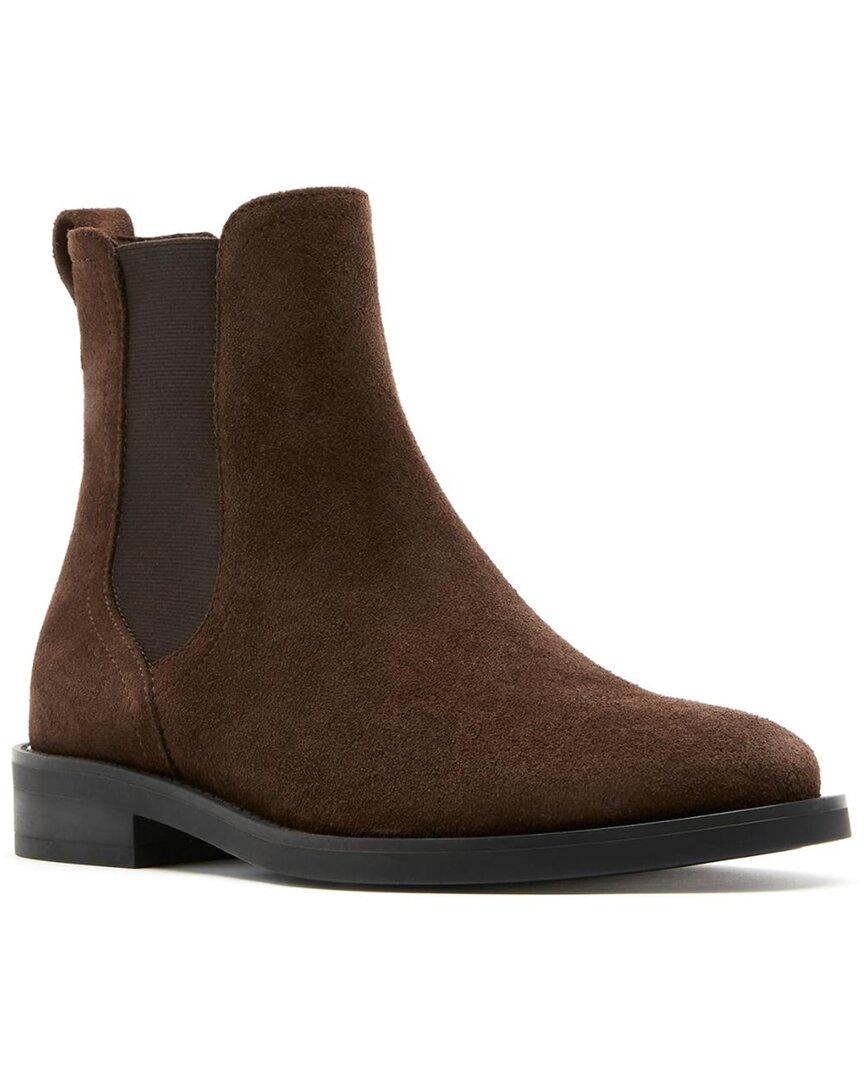 La Canadienne Westside City Dry™ Waterproof Suede Bootie In Brown