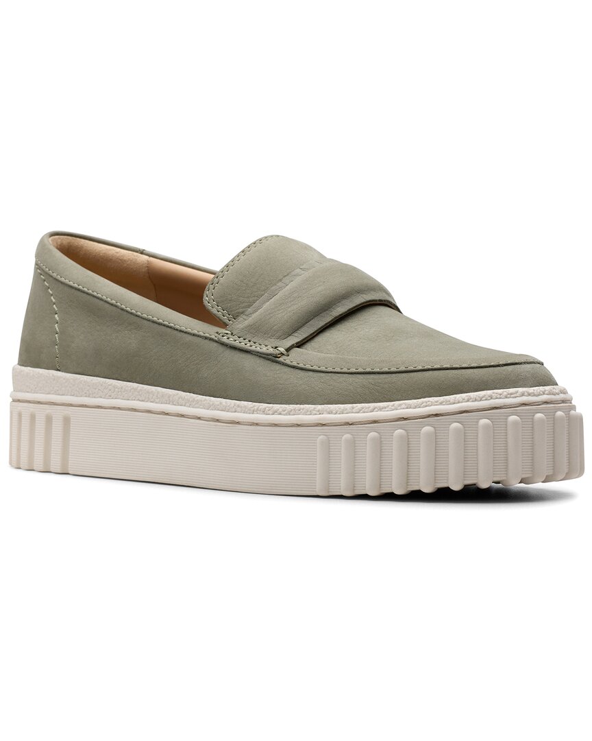 Clarks Mayhill Cove Leather Loafer In Green