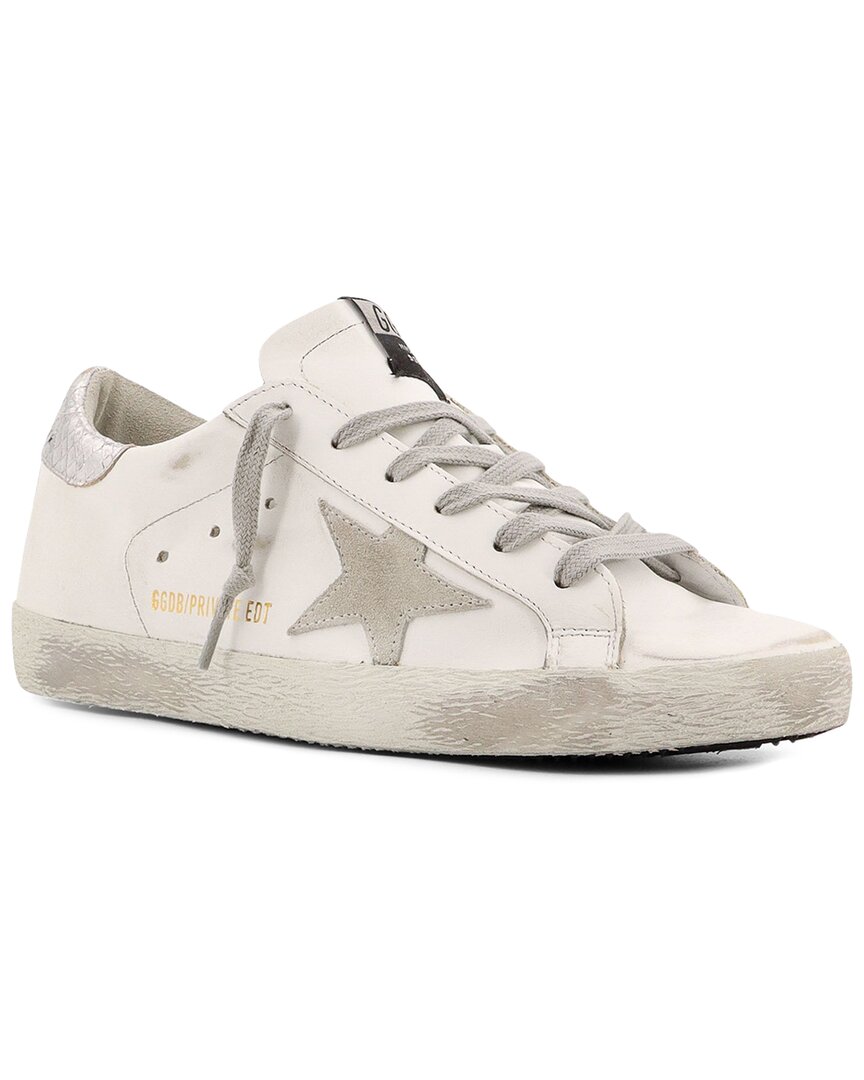 Golden Goose Deluxe Brand Women Leather Sneakers With Back Laminated Patch