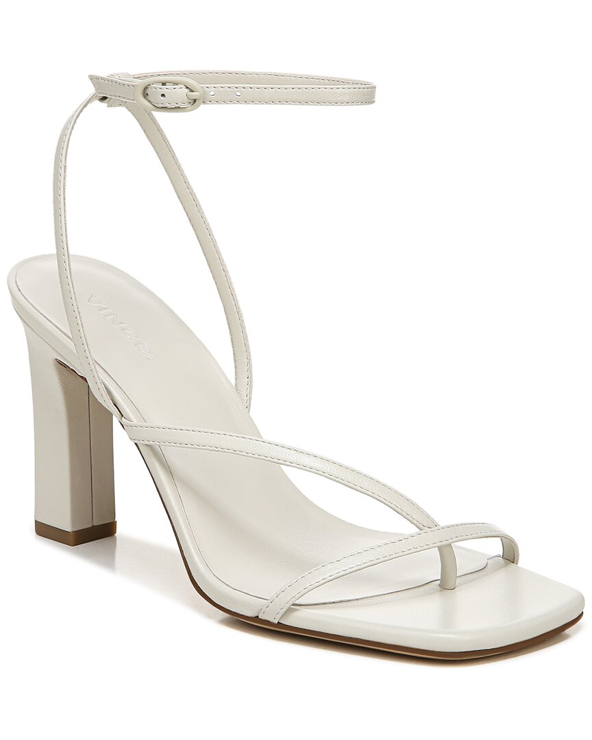 Vince Womens Qiana Square Toe High Heel Sandals In Offwhite Modesens 6516