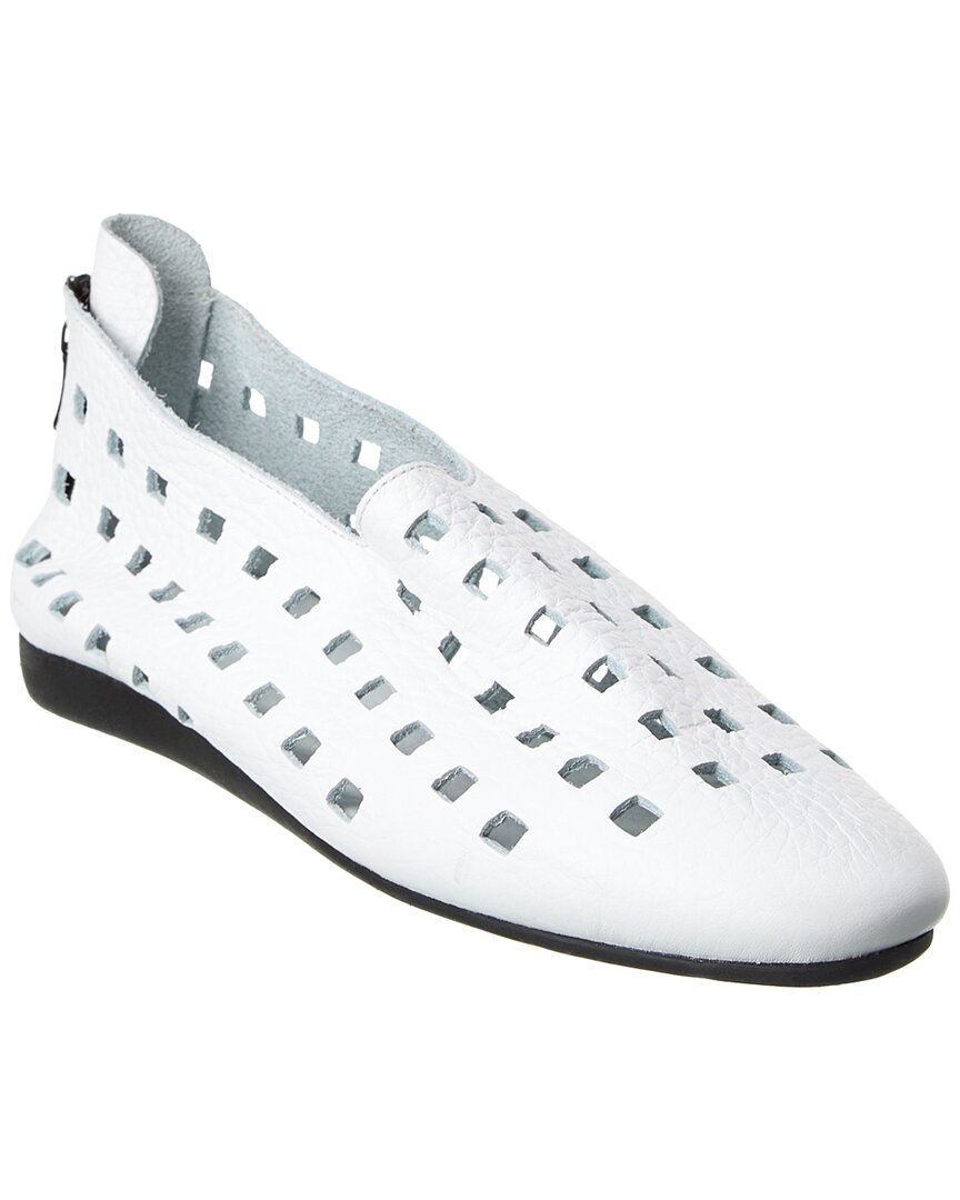 Arche Lambko Leather Slip-on In White