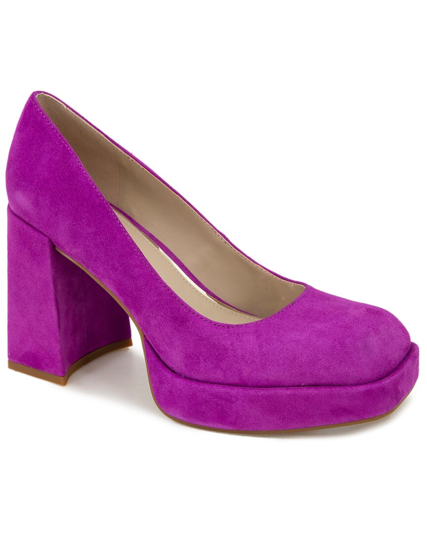 Kenneth Cole Women's Bri Square Toe High Heel Platform Pumps