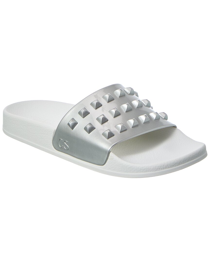 Carmen Sol Franco White Sandal In Silver