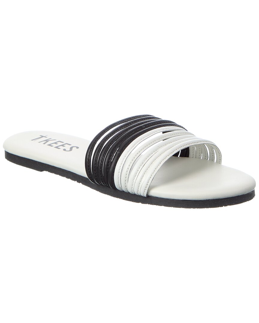 Tkees Lucas Leather Sandal In White