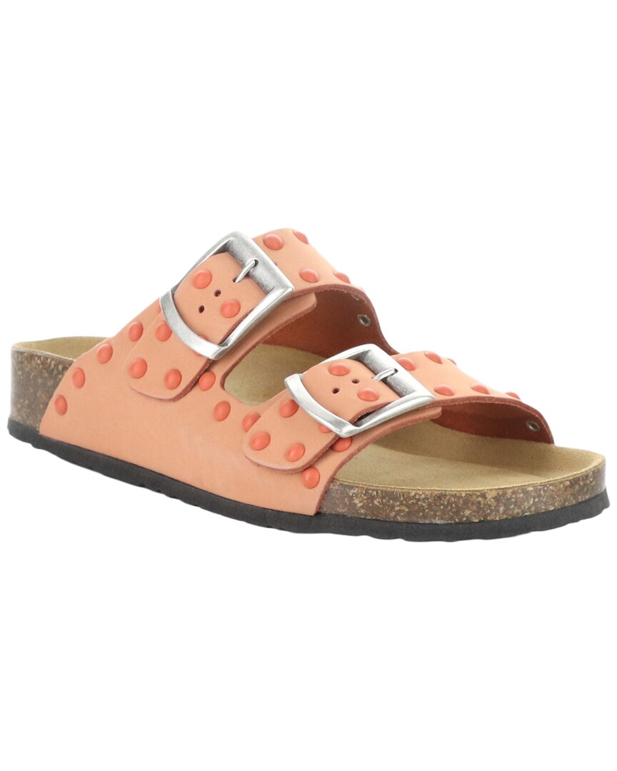 Bos. & Co. Perrin Suede Sandal In Orange