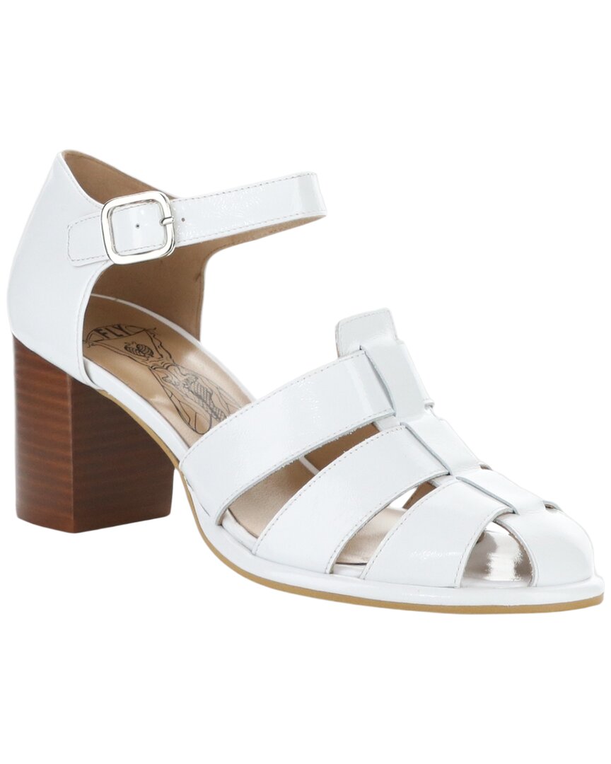 Fly London Silver/White Marg Patent Shoe