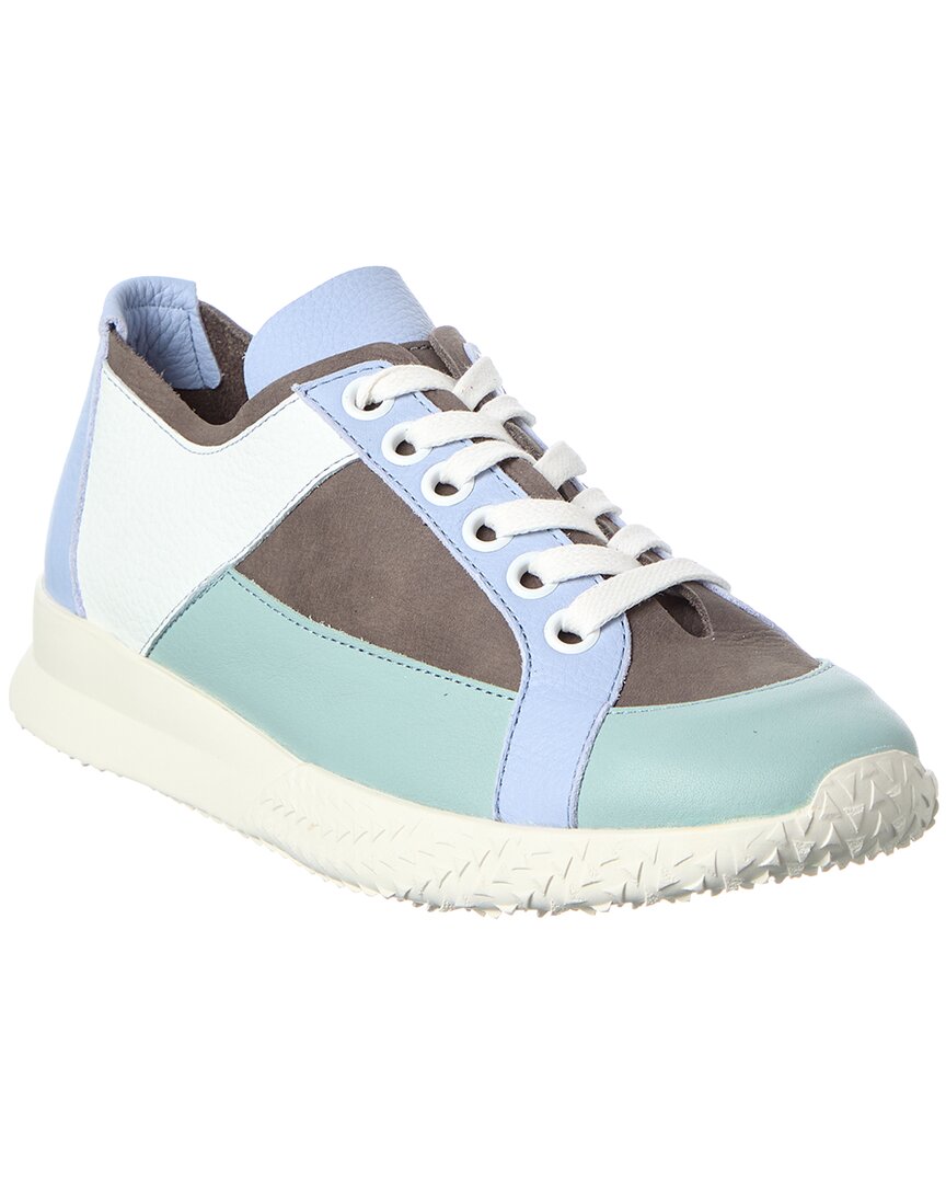Arche Androy Leather Sneaker In Arena/storm/bay/blanc
