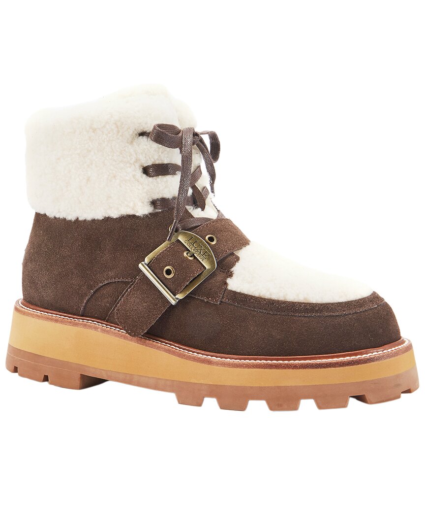 Australia Luxe Collective Todos Suede Boot In Brown