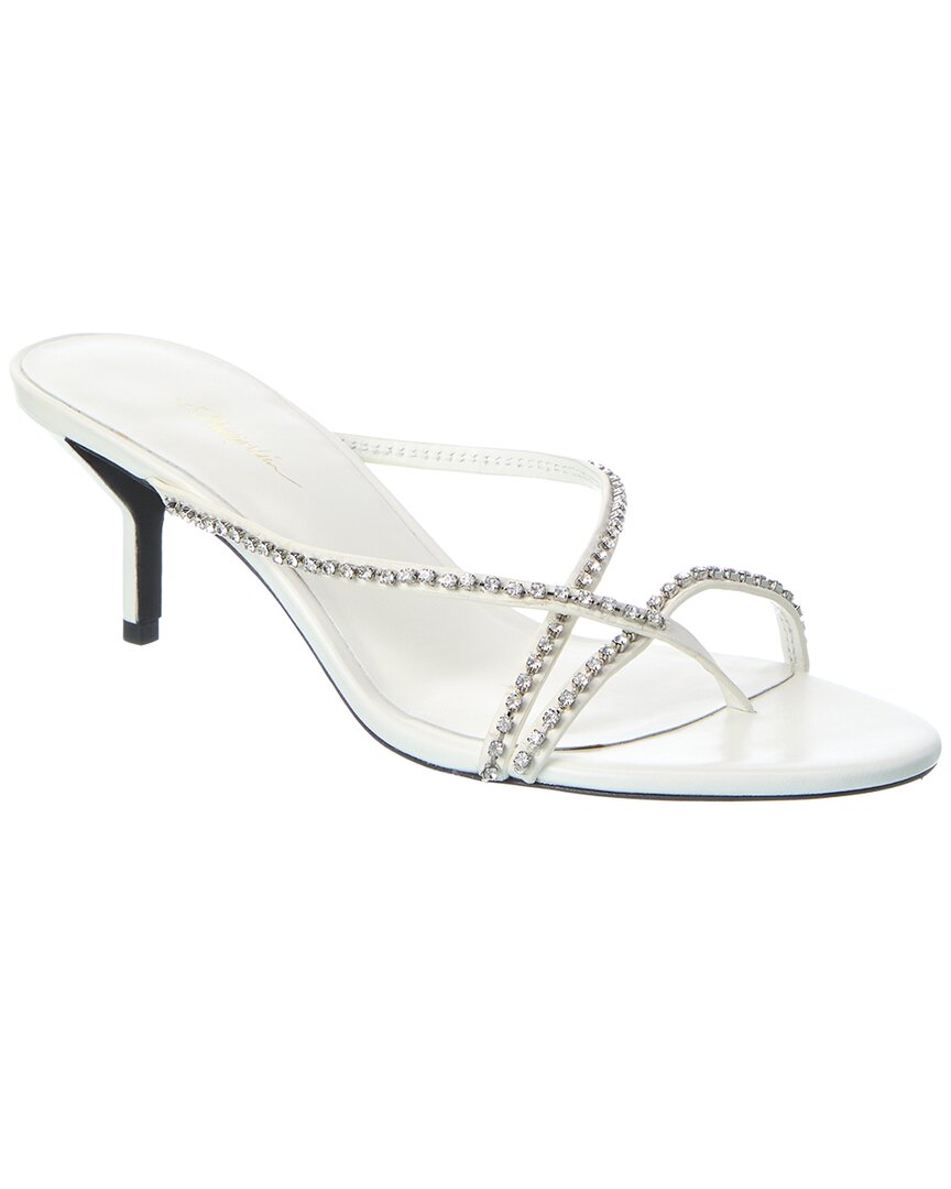 3.1 Phillip Lim Kiddie Leather Sandal In White