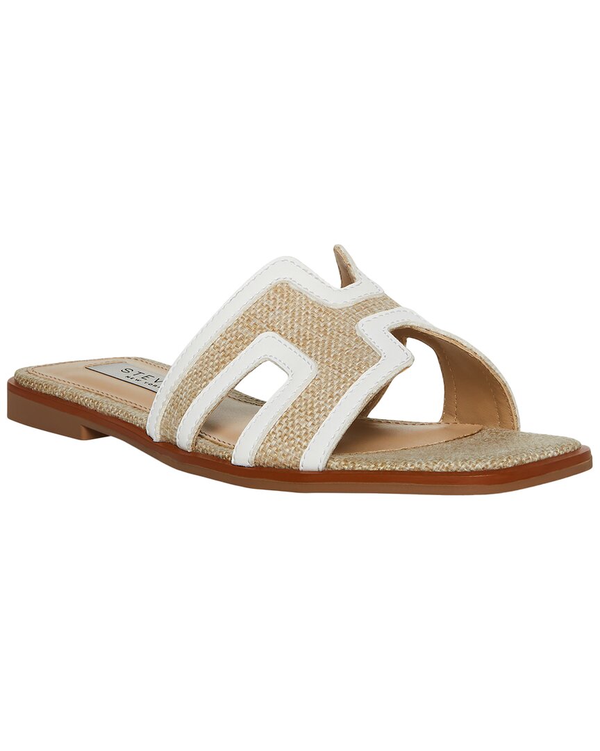 Steven By Steve Madden Eadie O Sandal In White