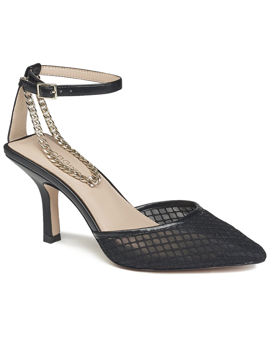 Bcbgeneration Mayah Womens Ankle Strap Pointed Toe Pumps In Black