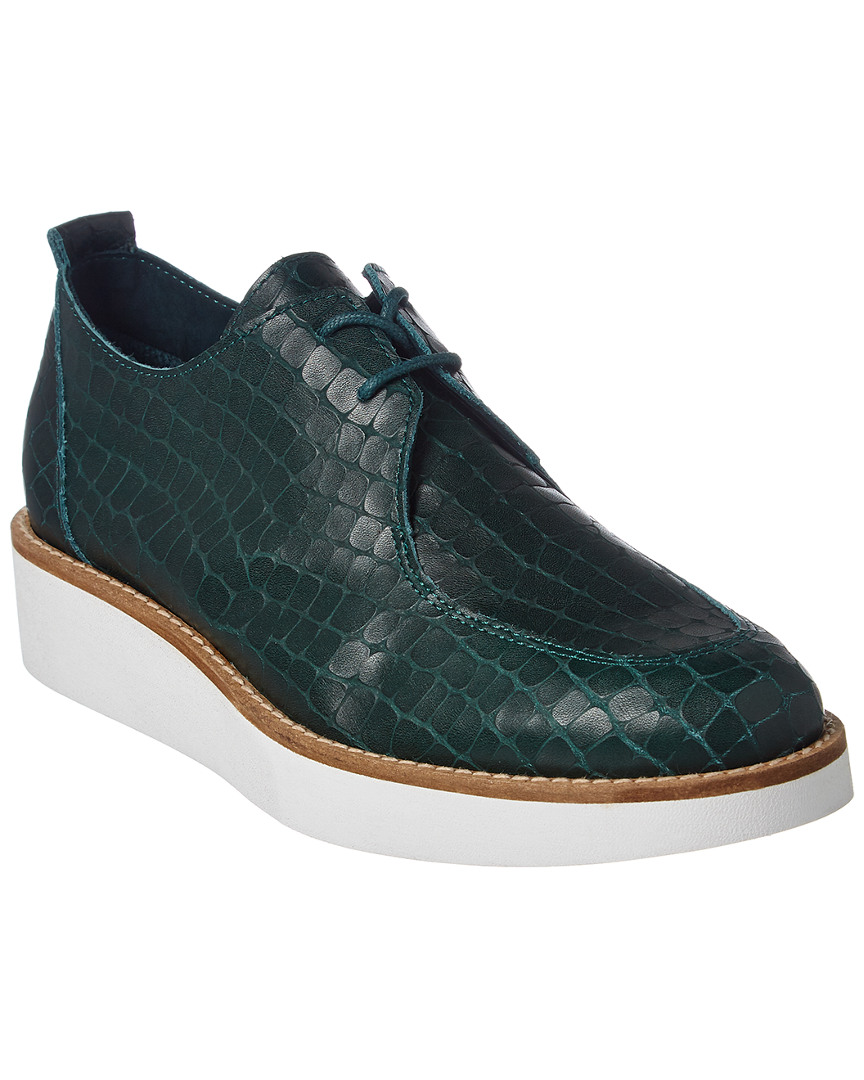 Arche Dalika Wedge Oxford In Green