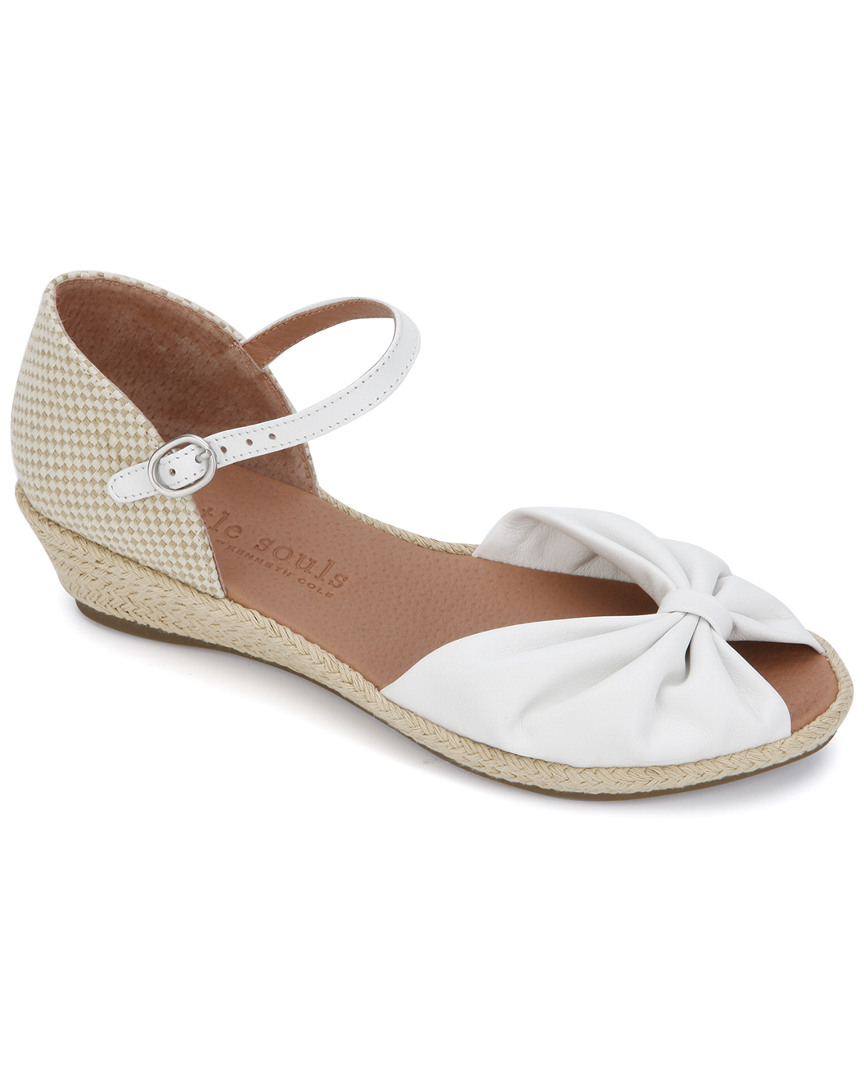 gentle souls judith leather wedge slides