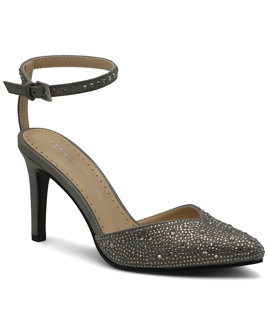 Adrienne Vittadini Women's Norena Embellished Sandals In Pewter