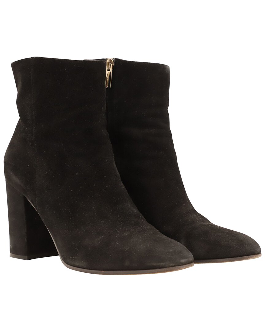 Gianvito Rossi Women's Suede Bootie In Brown
