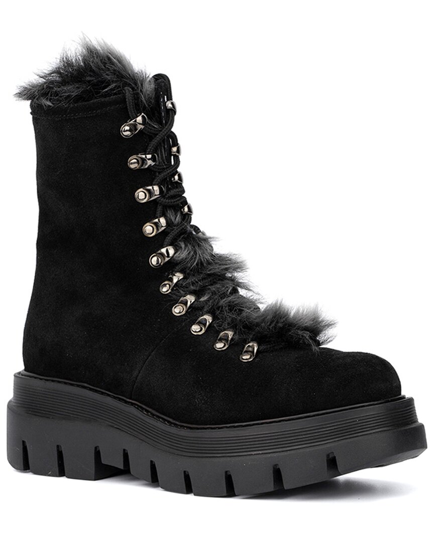 Shop Aquatalia Shailene Weatherproof Leather & Shearling Boot