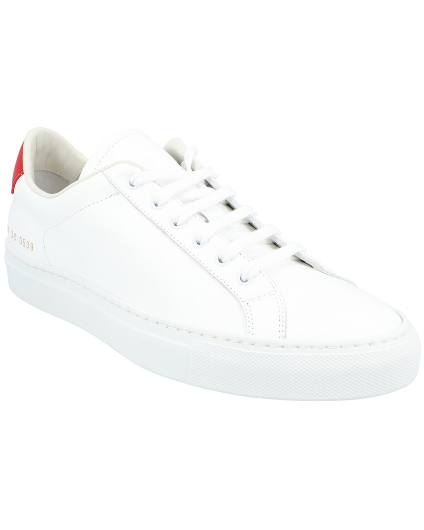 Shop Common Projects Retro Low Leather Sneaker
