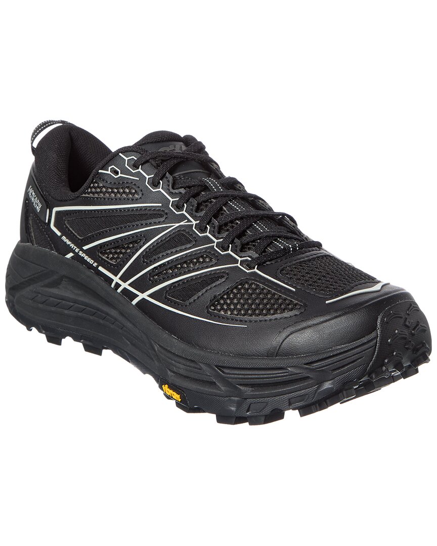Hoka Black Mafate Speed 2 Ts Leather & Mesh Sneaker - Image 3