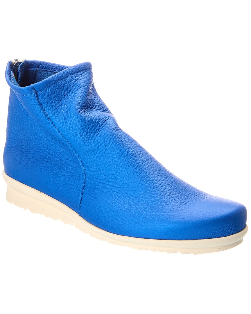 Arche Baryky Leather Flat In Boreal