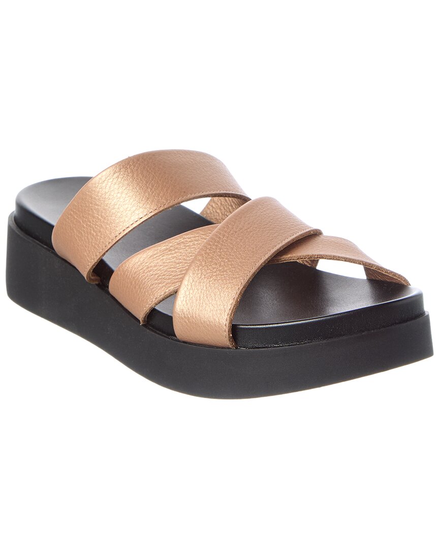 Arche Myakan Leather Flat In Black