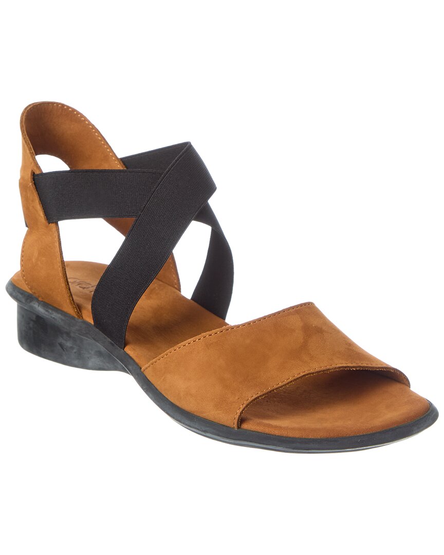 Arche Satia Leather Sandal In Alezan