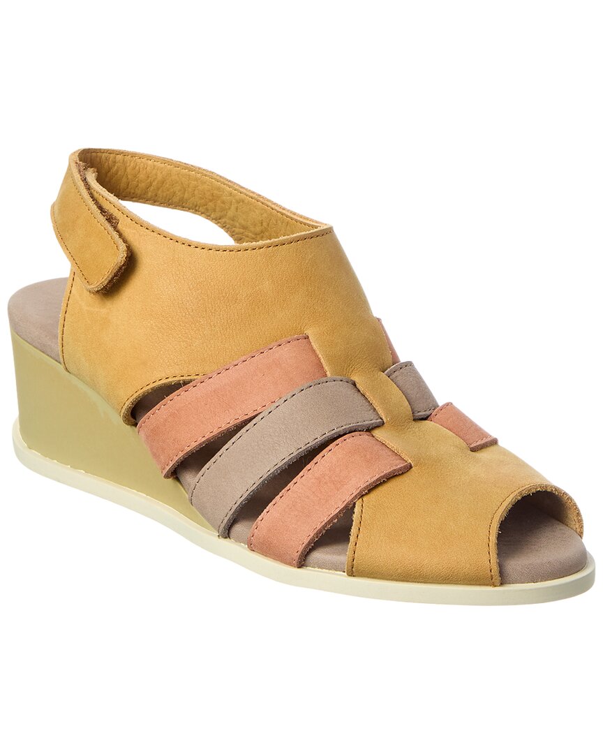 Arche Surame Leather Sandal In Tan