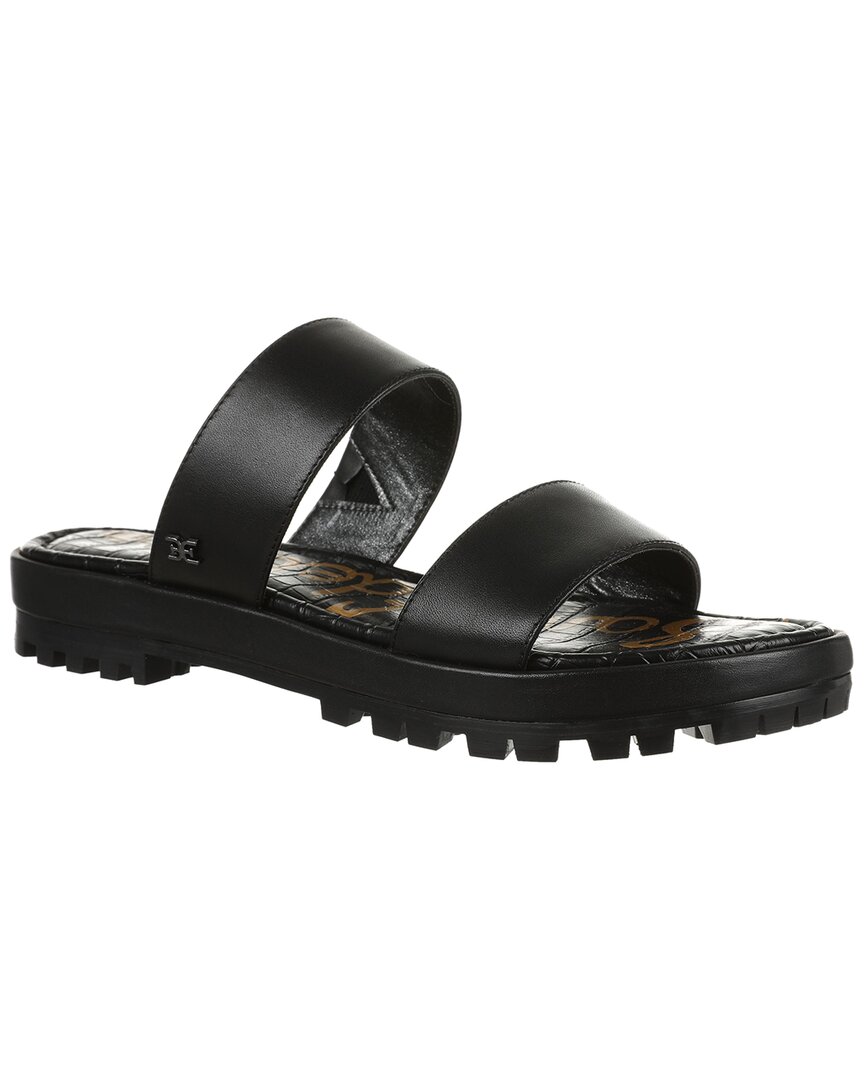 Sam Edelman Stasia Leather Sandal In Black