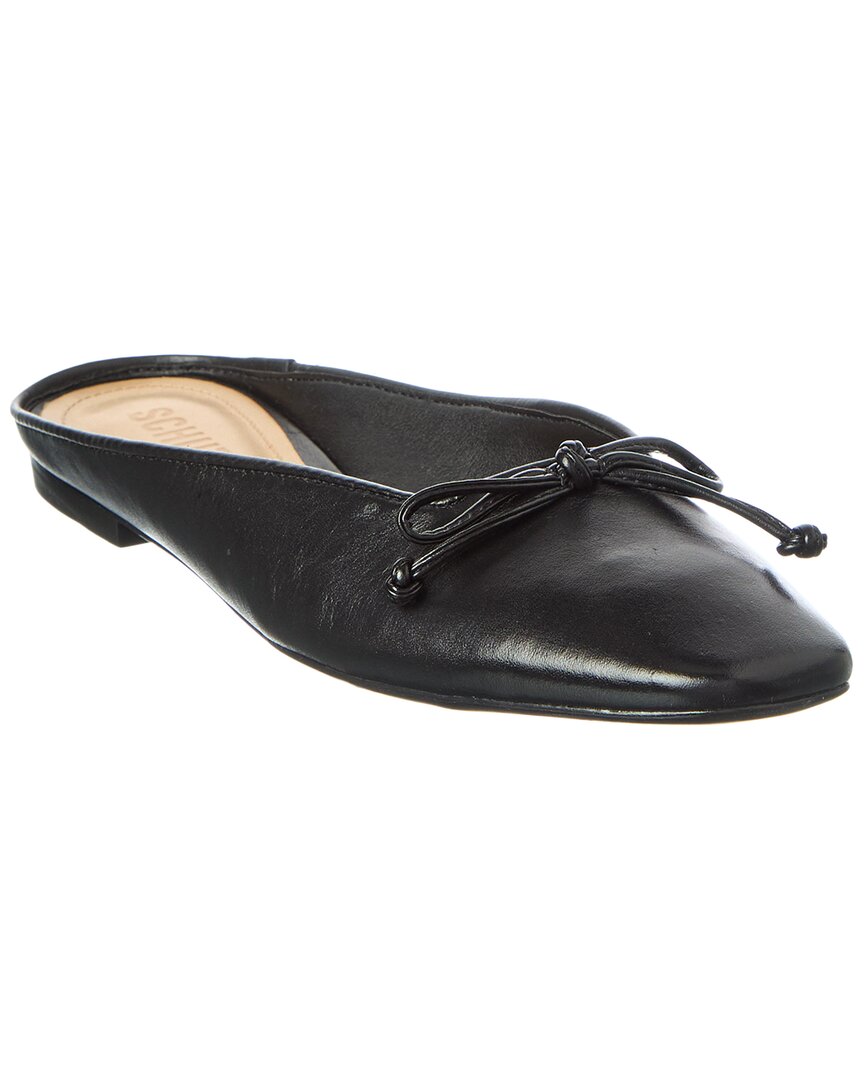 Schutz Lolita Mule Mule Flat In White